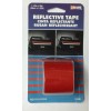 LIFESAFE / INCOM Red 1.5" x 40" High Road Night Visibility Reflective Safety Self Adhesive Tape