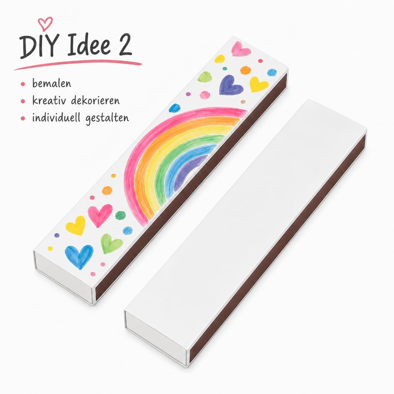 jameitop 2 XL Packs of Matches Without Print/White Boxes for