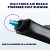 Rycubre High pressure fan-shaped air blow gun, adjustable swing hose,