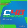 andro 110021098 Table Tennis Rubber Razantar C48 Soft Back UM