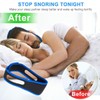 Adjustable Anti Snoring chin strap with Comfortable Neoprene for Better