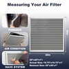 20x20x1 Reusable Air Filter, Electrostatic, Washable Lasts a Lifetime, Breathe