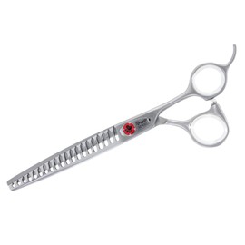 Sensei Shears Pup 7" 20 Chunking Tooth Blending Leaf Spring Tension Shear