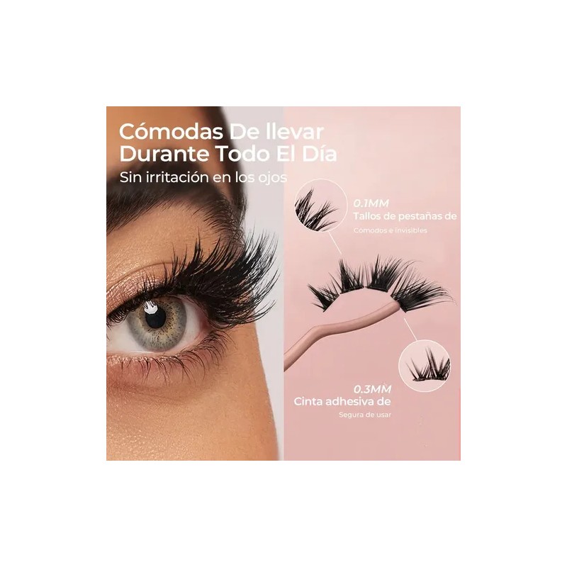 Sace Lady Pestañas Postizas Mixtas Naturales 8-16mm D 0.10mm
