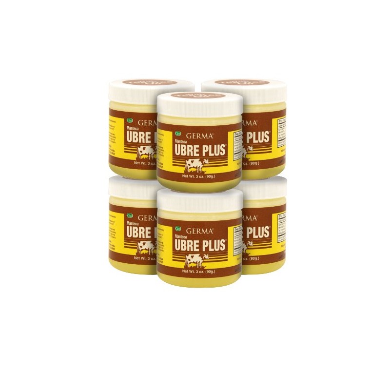 Germa Manteca Ubre Plus with Tea Tree Oil 3oz 6-Pack