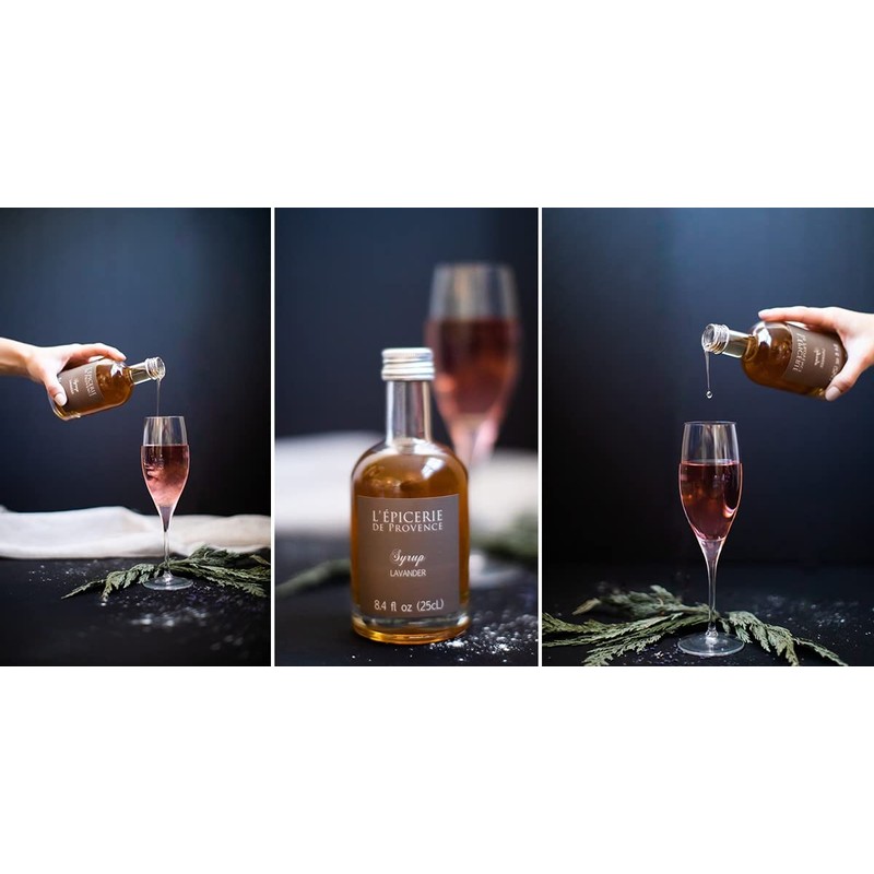 L’Épicerie de Provence, French Lavender Syrup (Sirop Lavande), Imported, 8.4
