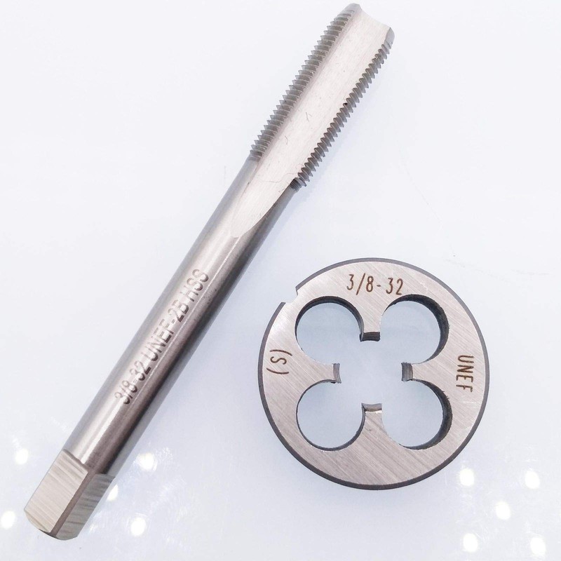 HSS 3/8-32 UNEF Tap and 3/8-32 UNEF Die Right Hand
