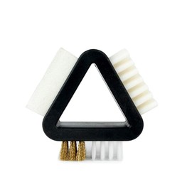 FootFitter Professional Travel Suede & Nubuck Leather Cleaner Tool, 4-in-1 Tool for Cleaning & Restoring Shoes and Boots (Made in Germany) 4 in 1 Triangle Tool