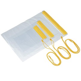 TRIXES Waterproof Dry Bags x3 for Camera Mobile Pouch Backpack Wallet x1 Small Waterproof Bag (12.5 x 9.5 cm) / x1 Medium Waterproof Bag (18 x 12.5 cm) / x1 Large Waterproof Bag (26 x 18.5 cm)