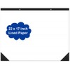 Yaridar Large Lined Paper Pad - 22" x 17" Ruled