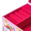 CRAZE Galupy Unicorn Schmuckkästchen Kinder mit Spieluhr, Schmuckschatulle Mädchen mit