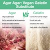 Agar Agar Powder 1000 Strength, 100% Natural Seaweed, Vegan Gelatin