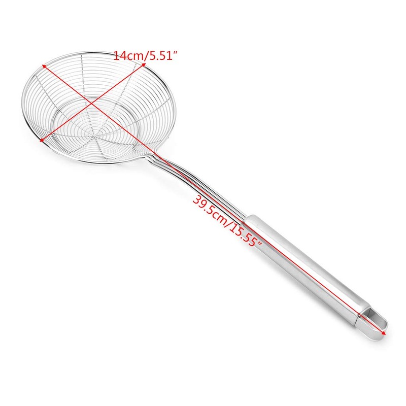 KOFUN Spider Strainer Skimmer, Solid Spider Strainer Skimmer Ladle Stainless
