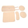 4pcs Castor Oil Packs Set Prevent Leakage Adjust Strap Reusable
