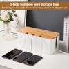 Cable Management Box, Larger Cable Tidy Box Cord Organizer Boxes