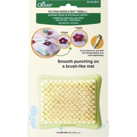 Clover 85397 Felting Needle Mat -Small-4-1/2 X3-3/4 X1-3/4