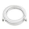 SSL Satellites 1m White RG59 + Power Copper BNC Video