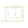 10x8 Inch 2 Opening Photo Collage Frame, Display Two 6x4