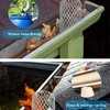 Lyellfe 12 Pack Gutter Strainer, 4 Inch Expandable Gutter Downspout