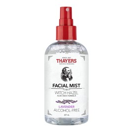 THAYERS Alcohol-Free Witch Hazel Facial Mist Toner, Clear, Lavender, 8 Fl Oz