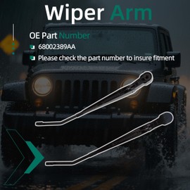 Riyhch Front Windsheild Wiper Arm,for Jeep Wrangler JK/JKU 2007 2008 2009 2010 2011 2012 2013 2014 2015 2016 2017,Windsheild Wiper Arm Replace# 68002389AA