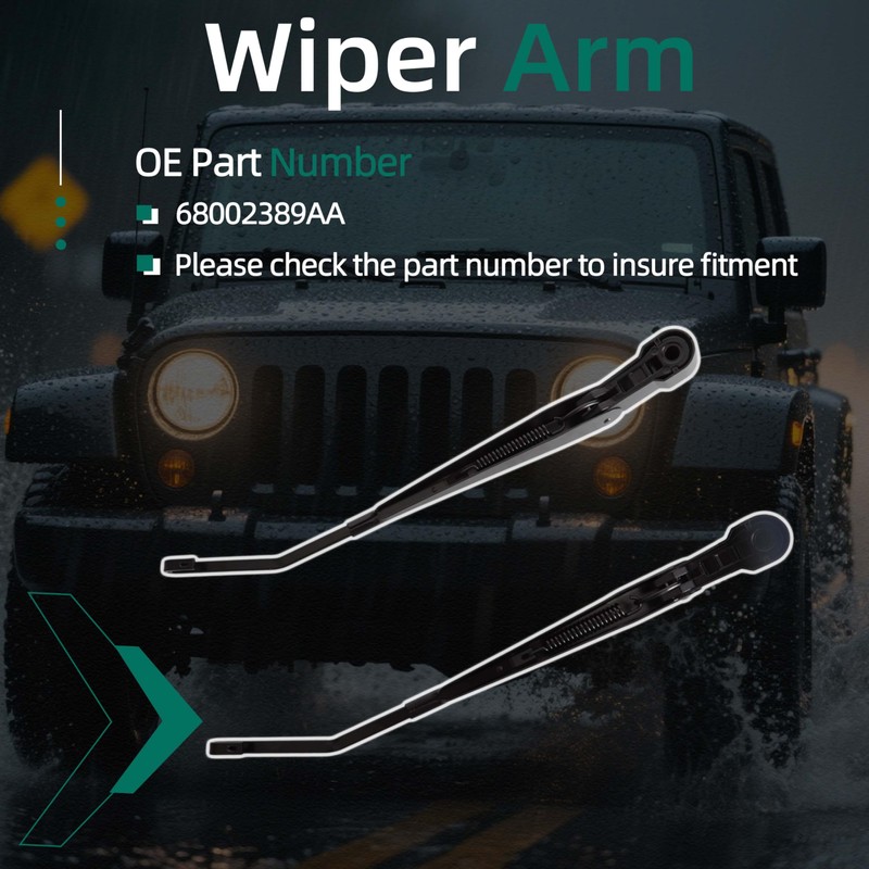 Riyhch Front Windsheild Wiper Arm,for Jeep Wrangler JK/JKU 2007 2008