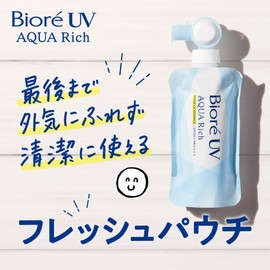 Bioré UV Aqua Rich Light Up Essence Fresh Pouch, 4.2 oz (120 g) Sunscreen SPF50