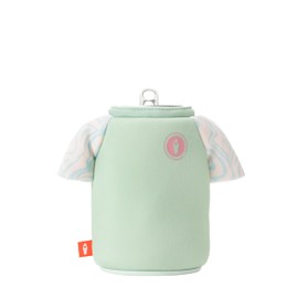 Puffin - The Kook - Insulated 12 oz Can Cooler I Beer Bottle & Soda Can Insulator, Keep Drinks and Beverages Cold (Seafoam)