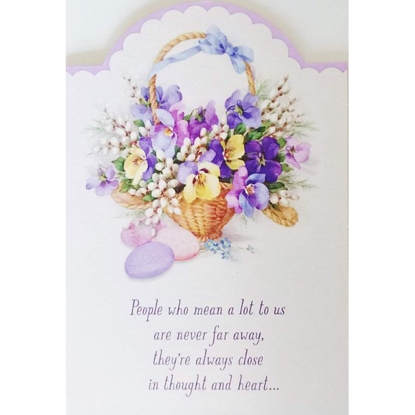Happy Easter Across The Miles Long Distance Greeting Card -