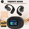 TWS Wireless Bluetooth Smart Touch Screen Ultra Open Ear Earbuds