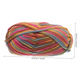 Tofficu Rainbow T Shirt Yarn for Beginners Soft Chunky Yarn for DIY Handcraft Projects for Bags Blankets and Cushions Cozy and Comfortable Crafting Material