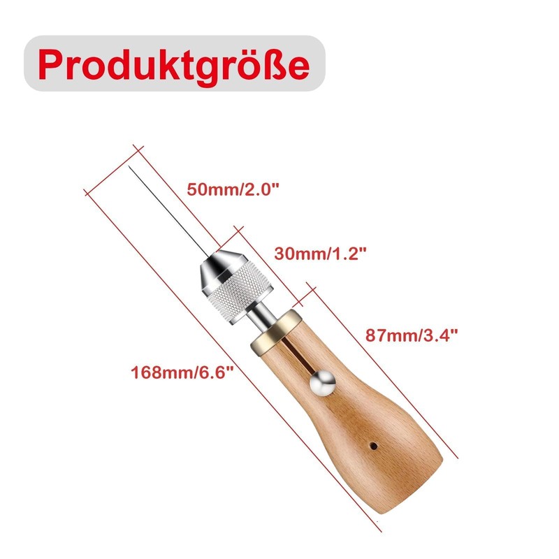ANBOO Leather Sewing Set with Awl Tool & Sewing Awl