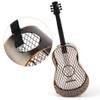 Guitar Shaped Wine Cork Container Wine Bottle Stopper Organizer Home