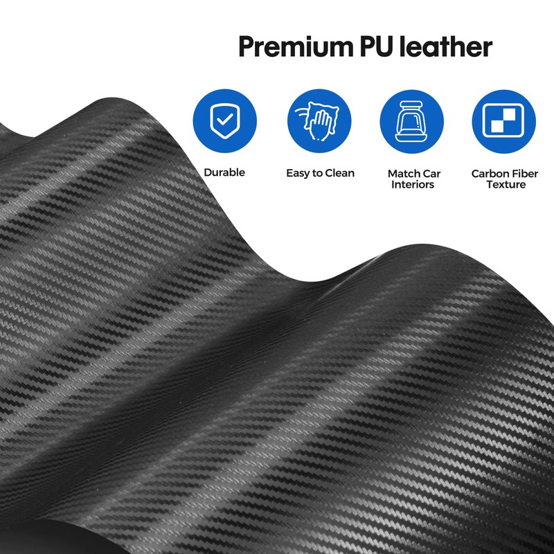 KZBHHP Upgraded Car Tissue Holder Premium PU Leather Tissue Box