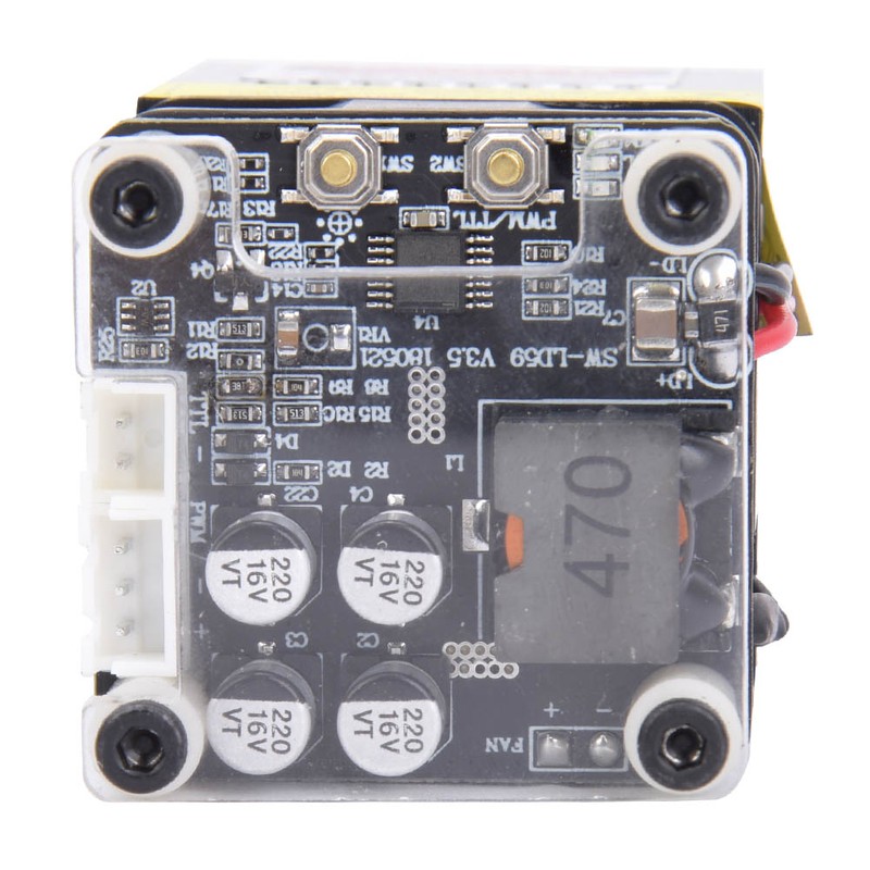 XSB05 5W Blue Laser Module TTl PWM Modulation Power Adapter