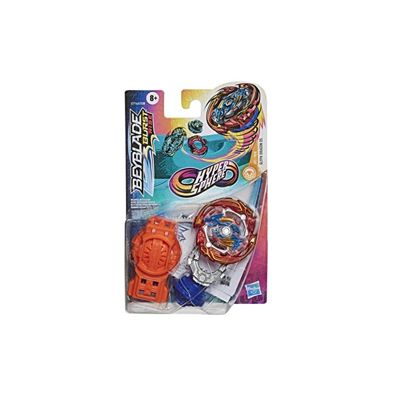 Hasbro Beyblade Burst Rise Hypersphere Glyph Dragon D5 Starter Pack