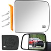 Heated Towing Convex Mirror Glass for 09-20 Ram 1500 2500