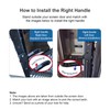 WanDwel Metal RV Screen Door Latch Right Hand Handle Replacement