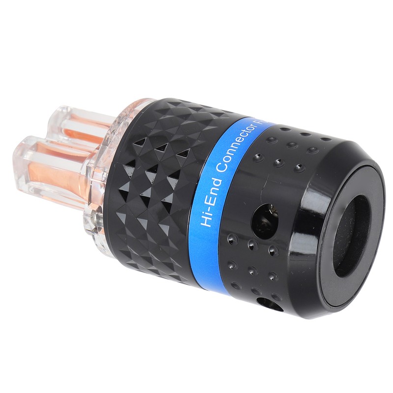 Monosaudio E103/F103 Power Plug Transparent Pure Copper Power Plug Audio