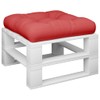 TREATLIFE HOME Revamp Outdoor Seating with Red Pallet Cushion, Soft