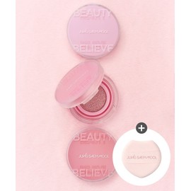 Jeongsaemmul JUNGSAEMMOOL Artist Cushion Blush Blur Puff 1 sheet 4164780 Peach Plush / JUNGSAEMMOOL 아티스트 쿠션 블러쉬 블러 퍼프 1매 4164780 피치 플러시