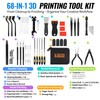 68Pcs 3D Printer Tools Kit with Storage Case, 3D Printer