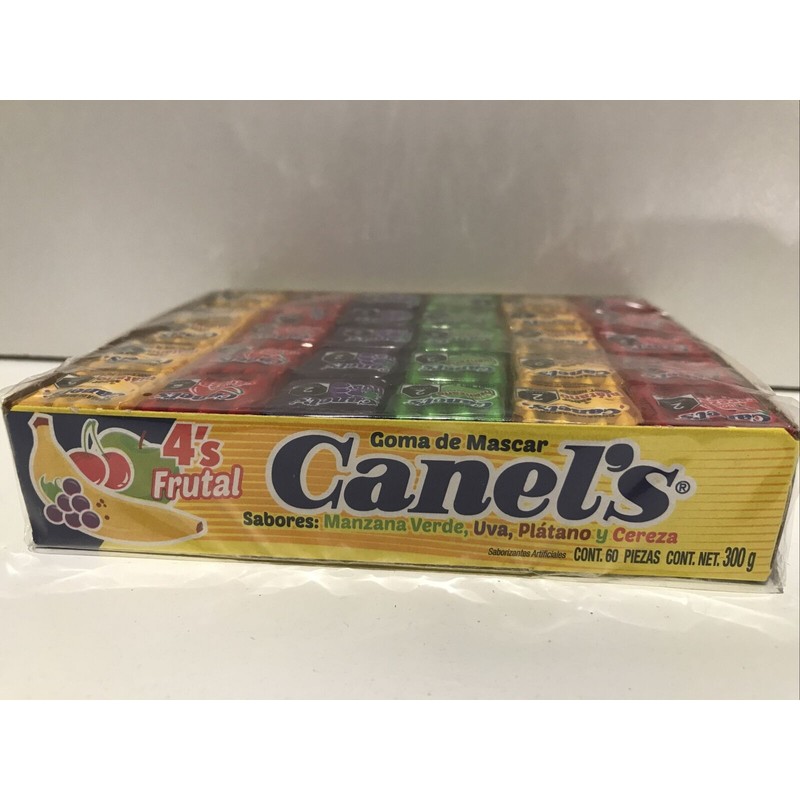 60pcs Canel's Frutal Chicle 🇲🇽 Chewing Gum Canel's Fruit Flavor