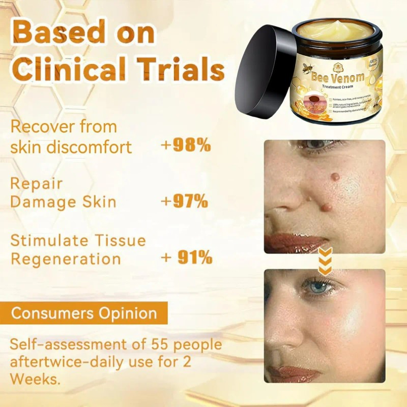 Crema Natural Para El Cutis Con Forma De Abeja |