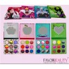 Paleta De Sombras Para Ojos Villanas Maquillaje 9 Tonos Favo