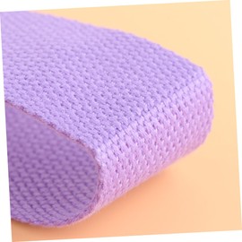 Parliky Portable Long Yoga Exercise Stretching Strap Belt Purple Yoga Strap for Safe Stretching Flexibility and Enhanced Range of Motion