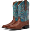 Ariat Round Up Wide Square Toe StretchFit Buff Blonde/Nautica