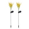 2pcs Solar Wheat Ear Lights IP44 Waterproof Wheat Ear LED