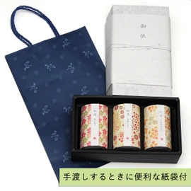 No matter what time you send it, you will not be rude to send it as a gift only incense stick, First Bon Festival, Sympathy (Handing Bag Included, Handing Set), 3 Types (Cherry Blossom, White Plum,
