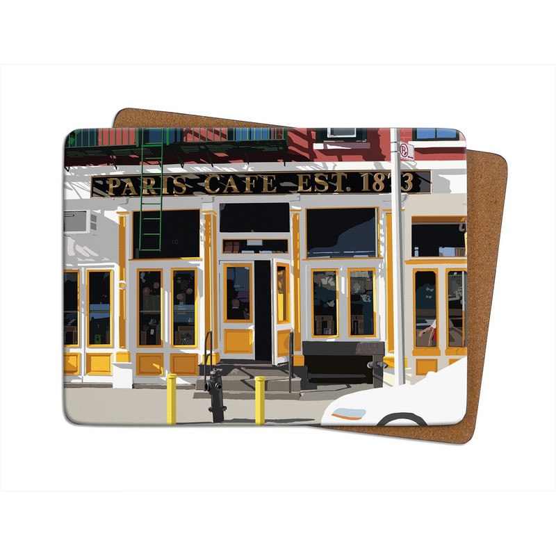 New York Set of 4 Placemats by Leslie Gerry -